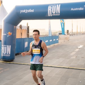 Race photo from YUK TRAVEL RUN