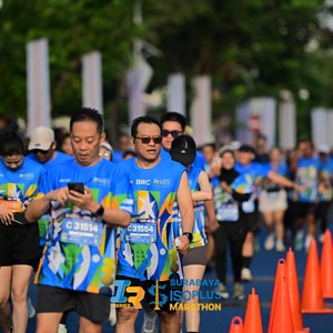 Race photo from SURABAYA ISOPLUS MARATHON 2026