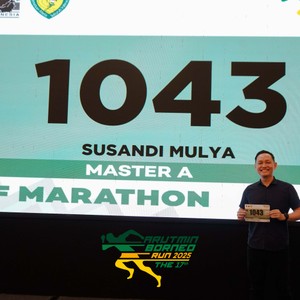 Race photo from ARUTMIN BORNEO RUN 2025