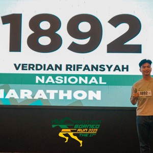 Race photo from ARUTMIN BORNEO RUN 2025