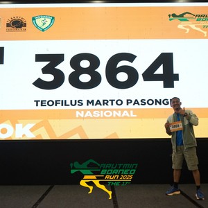 Race photo from ARUTMIN BORNEO RUN 2025