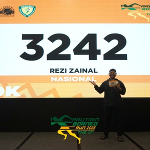 Race photo from ARUTMIN BORNEO RUN 2025
