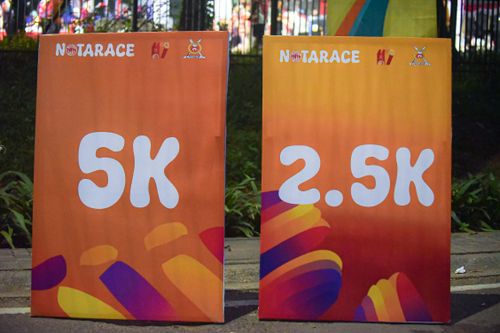 Race photo from NOTARACE 2025