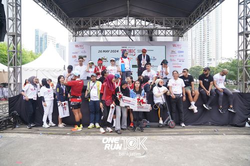 Race photo from ONE RUN 10 K