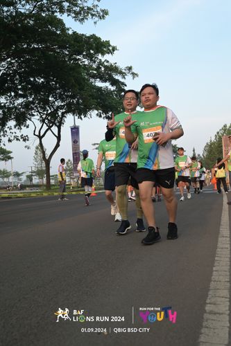 Race photo from BAF LIONS RUN 2024