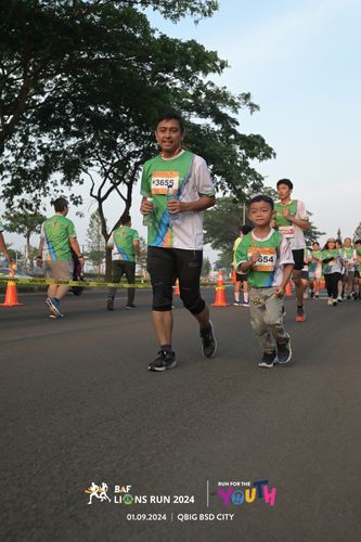Race photo from BAF LIONS RUN 2024