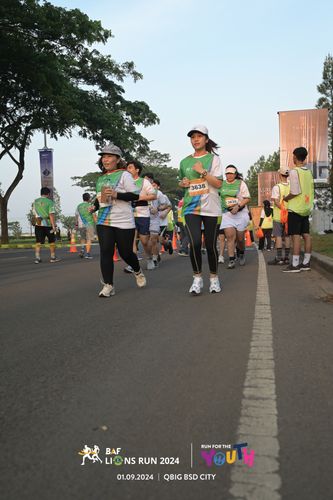 Race photo from BAF LIONS RUN 2024