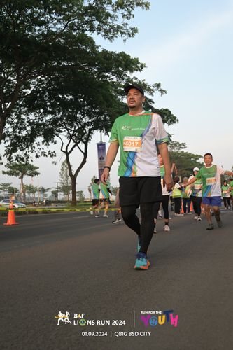 Race photo from BAF LIONS RUN 2024