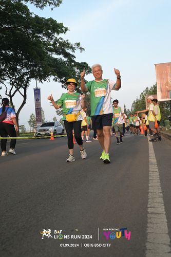 Race photo from BAF LIONS RUN 2024