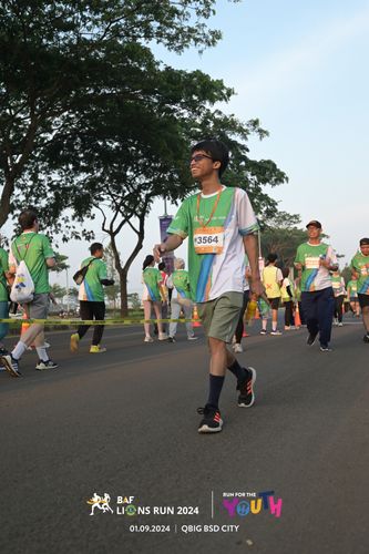Race photo from BAF LIONS RUN 2024