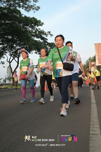 Race photo from BAF LIONS RUN 2024