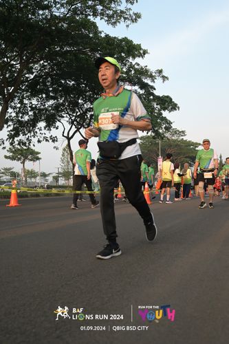 Race photo from BAF LIONS RUN 2024