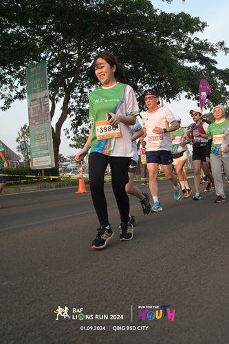 Race photo from BAF LIONS RUN 2024