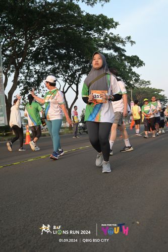 Race photo from BAF LIONS RUN 2024