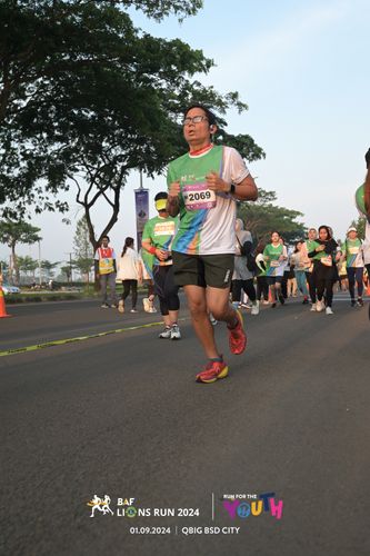 Race photo from BAF LIONS RUN 2024