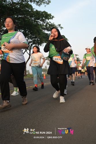 Race photo from BAF LIONS RUN 2024