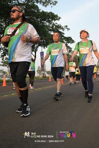 Race photo from BAF LIONS RUN 2024