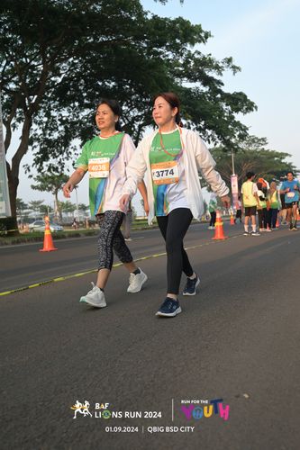 Race photo from BAF LIONS RUN 2024