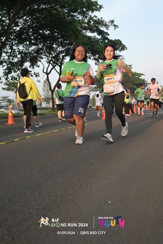 Race photo from BAF LIONS RUN 2024