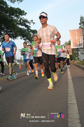 Race photo from BAF LIONS RUN 2024