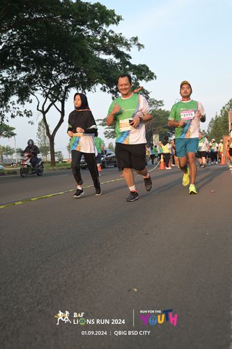 Race photo from BAF LIONS RUN 2024