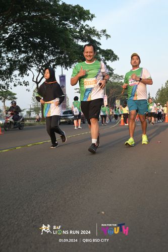 Race photo from BAF LIONS RUN 2024