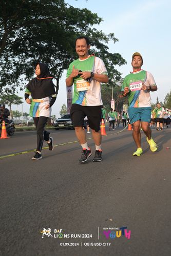 Race photo from BAF LIONS RUN 2024