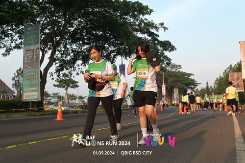 Race photo from BAF LIONS RUN 2024