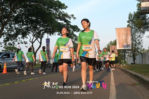 Race photo from BAF LIONS RUN 2024