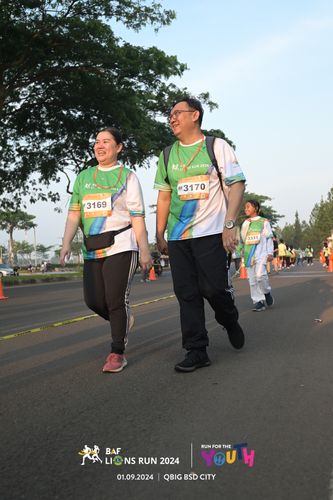 Race photo from BAF LIONS RUN 2024
