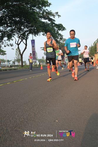 Race photo from BAF LIONS RUN 2024