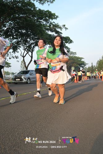 Race photo from BAF LIONS RUN 2024