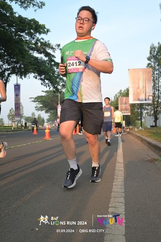 Race photo from BAF LIONS RUN 2024