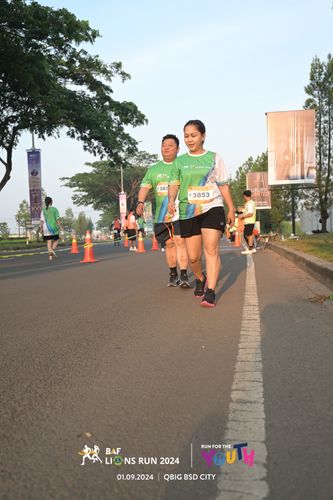 Race photo from BAF LIONS RUN 2024