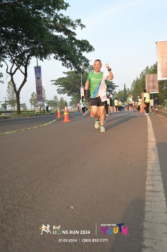Race photo from BAF LIONS RUN 2024