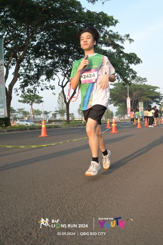 Race photo from BAF LIONS RUN 2024