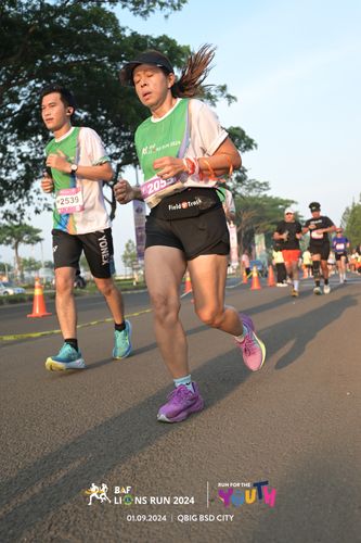 Race photo from BAF LIONS RUN 2024