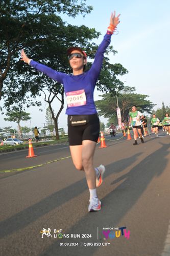 Race photo from BAF LIONS RUN 2024