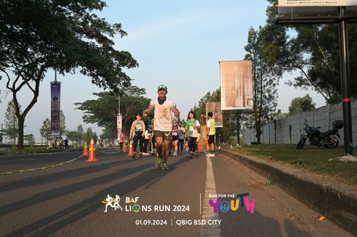 Race photo from BAF LIONS RUN 2024
