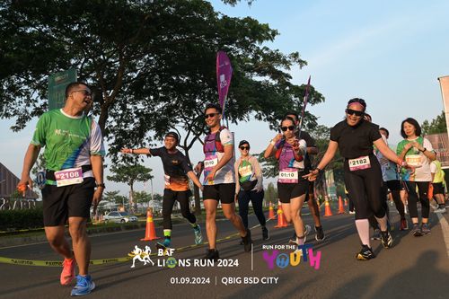 Race photo from BAF LIONS RUN 2024