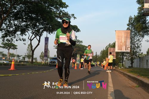 Race photo from BAF LIONS RUN 2024