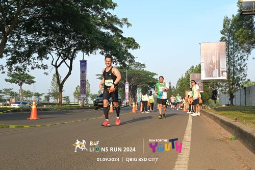 Race photo from BAF LIONS RUN 2024