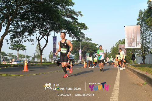 Race photo from BAF LIONS RUN 2024