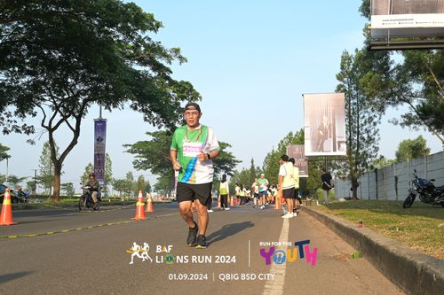 Race photo from BAF LIONS RUN 2024