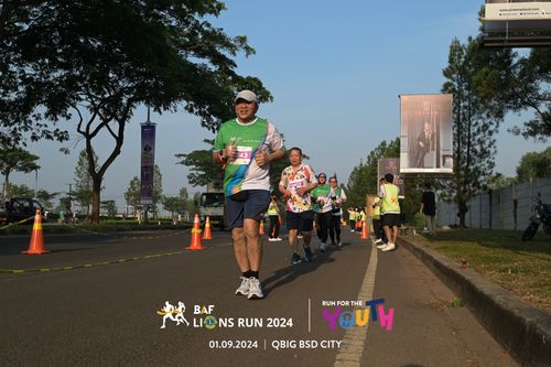 Race photo from BAF LIONS RUN 2024