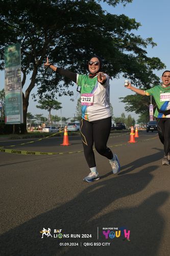 Race photo from BAF LIONS RUN 2024