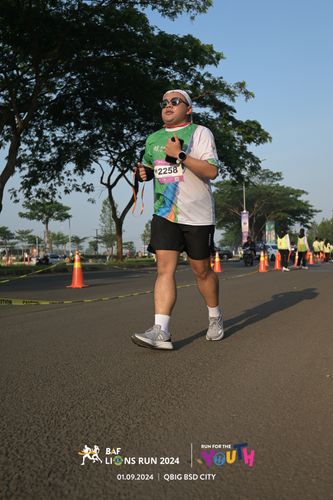 Race photo from BAF LIONS RUN 2024