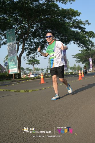 Race photo from BAF LIONS RUN 2024