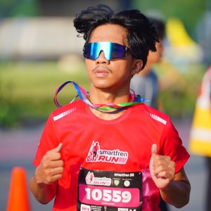 Race photo from SMARTFREN RUN 2026