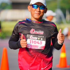 Race photo from SMARTFREN RUN 2026